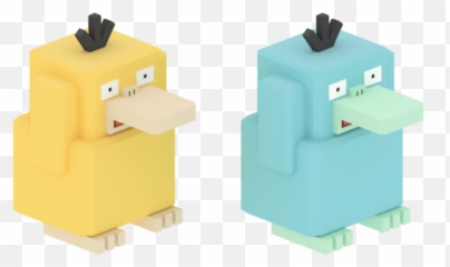 Mobile - Pokémon Quest 054 Psyduck The Models Resource Pokemon Quest Pokemon Models Png,Psyduck Png