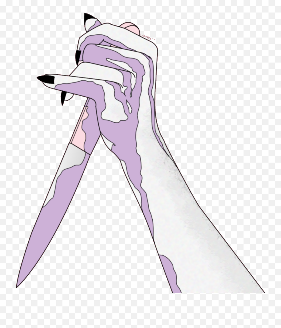 Anime Manga Aesthetic Tumblr Creepy - Anime Girl With Knife Png,Hand With Knife Png