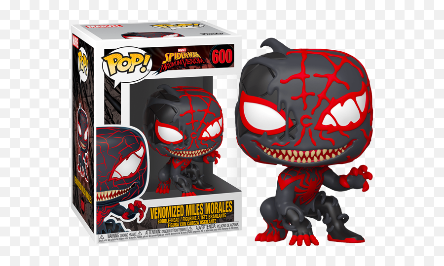 Venom Miles Morales - Funko Pop Venomized Miles Morales Png,Miles Morales Png