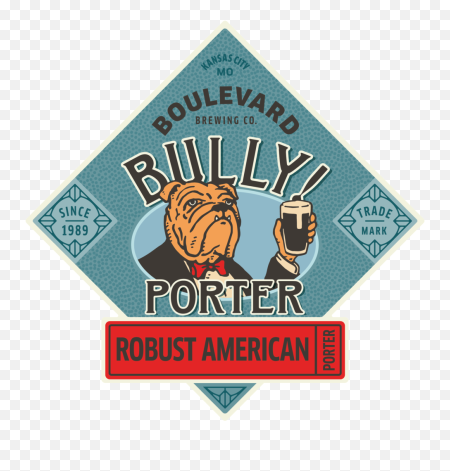 Download Blvd Logo Bully Porter - Bully Dog Beer Hd Png Boulevard Brewing Bully Porter,Bully Png