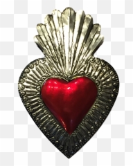 Tin Sacred Heart Large E Hearts Assorted - Solid Png,Sacred Heart Png