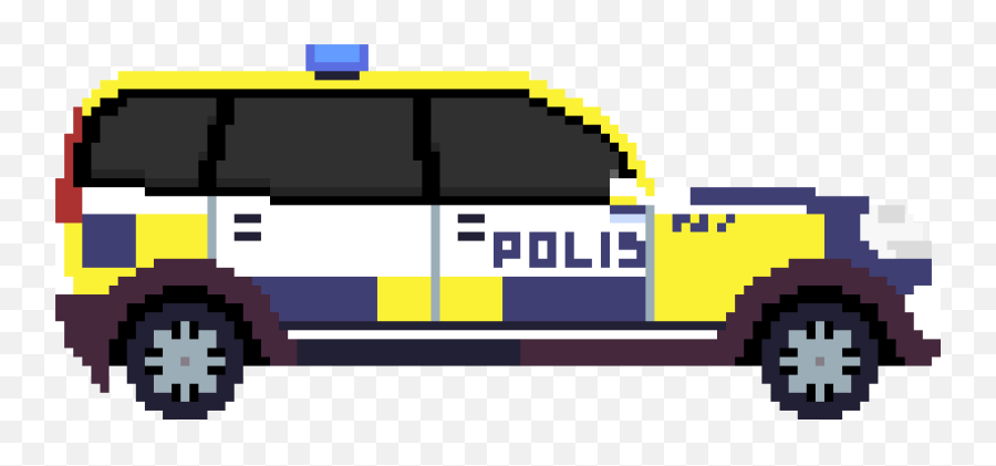 Oc Newbie My Atempt - Pixel Art Police Car Png,Police Car Transparent