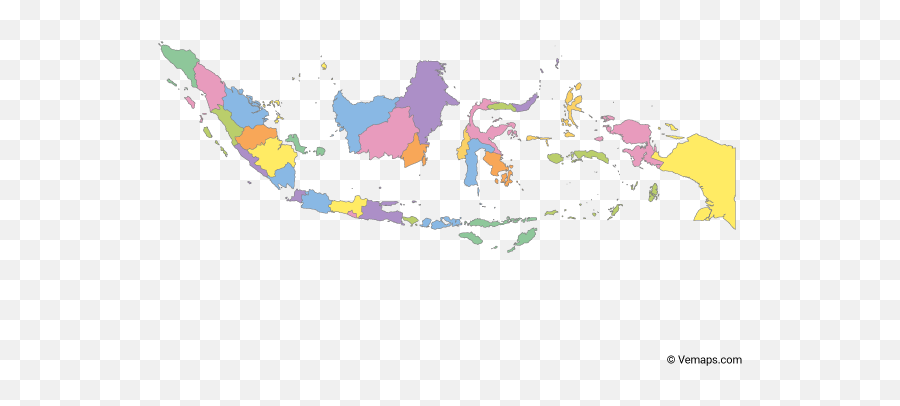 Flag Map Of Indonesia Free Vector Maps - Indonesia Map Vector Png,Indonesia Flag Png