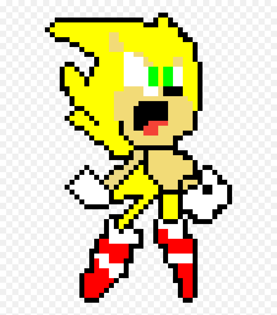 Sonic Sprite Transparent Png Image - Blonde Girl Pixel Art,Sonic Sprite ...