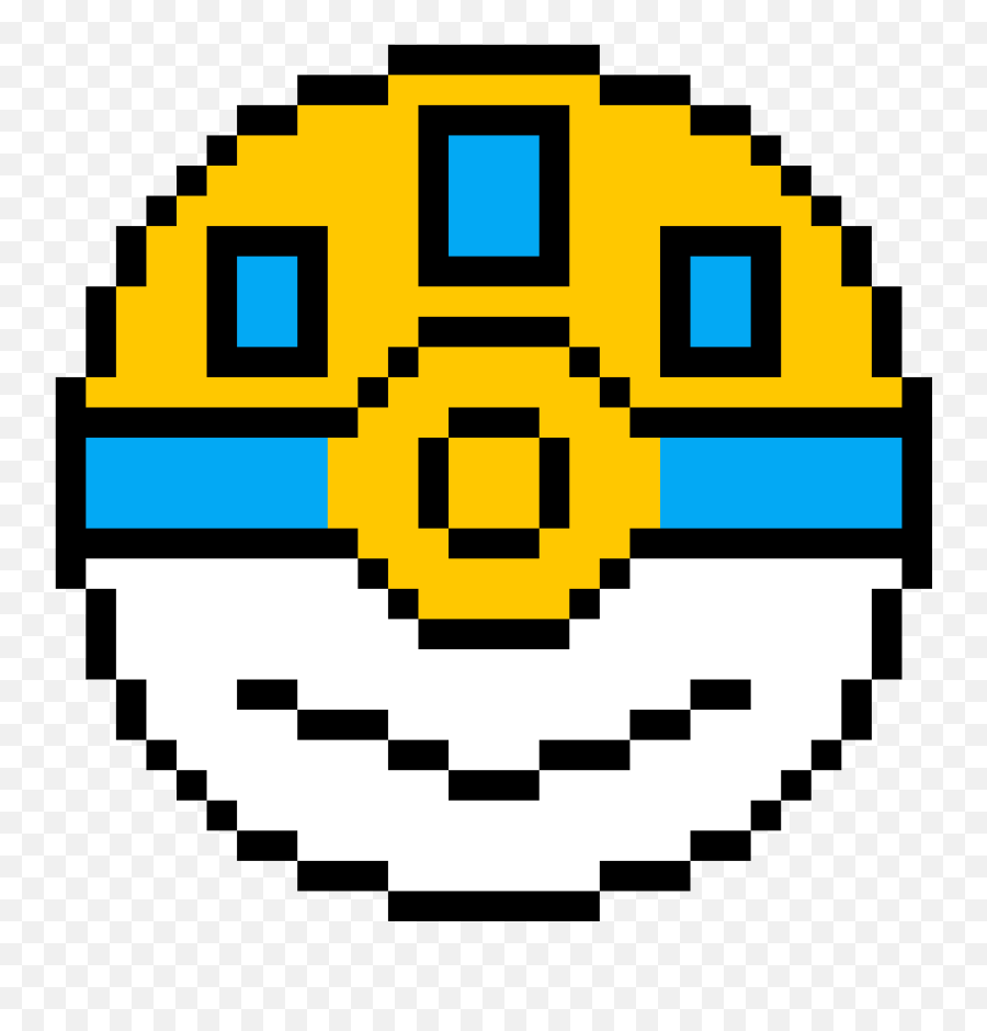 Jirachi - Simple Pixel Art Pac Man Png,Jirachi Png