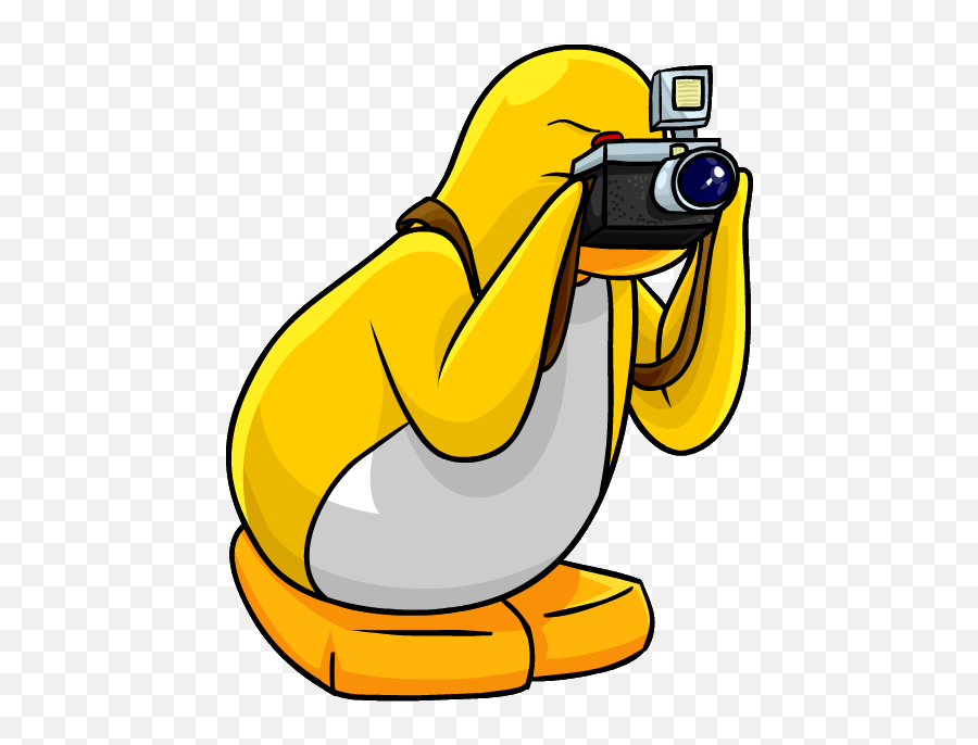 Download Hd Photographer - Club Penguin Transparent Png Club Penguin With Camera,Club Penguin Transparent