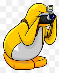 Download Hd Photographer - Club Penguin Transparent Png Club Penguin With Camera,Club Penguin Transparent