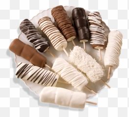 Dipped Marshmallow Skewers - Marshmallow Dipped In Chocolate Png,Marshmallows Png