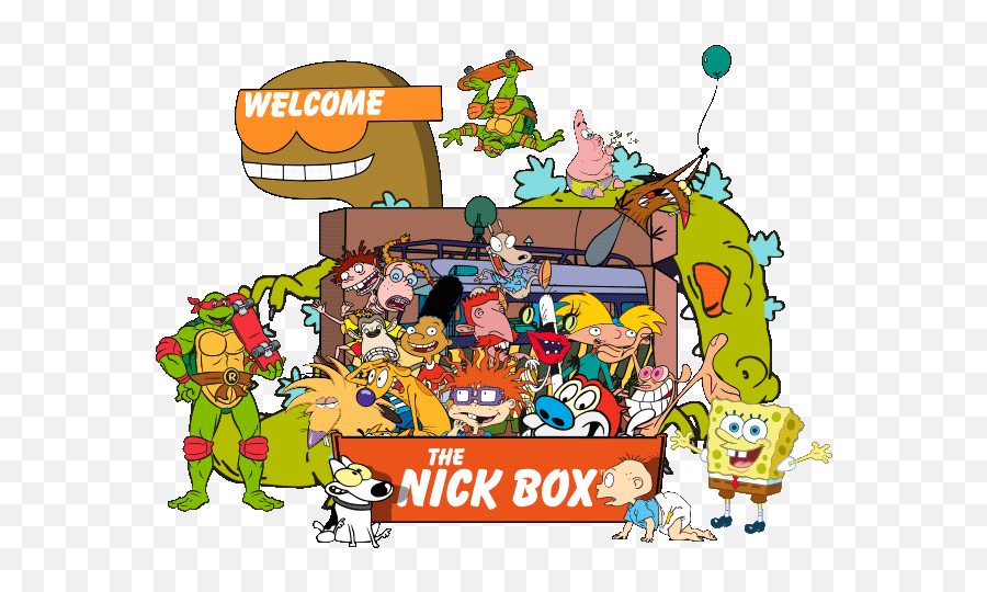 This Box Has Everything Your Childhood Self Wished For - Nickelodeon  Characters Png,Nickelodeon Png - free transparent png images 