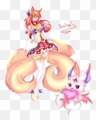 Star Guardian Ahri Png Transparent - Star Guardian Ahri Chibi,Ahri Transparent