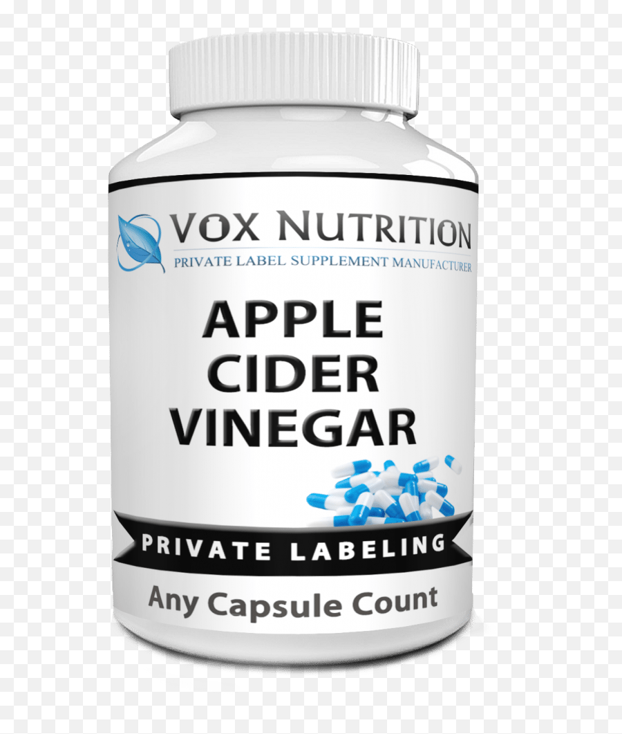 Private Label Apple Cider Vinegar Vitamin Supplement Vox - Medical Supply Png,Vinegar Png