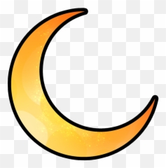 Orange Crescent Png