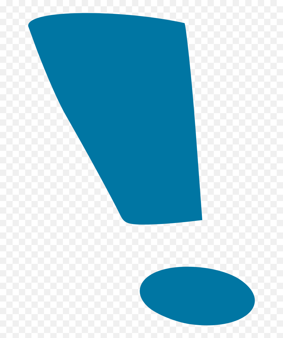 Blue Exclamation Mark - Blue Exclamation Mark Png Clipart Image Of Explanation Point,Exclamation Icon