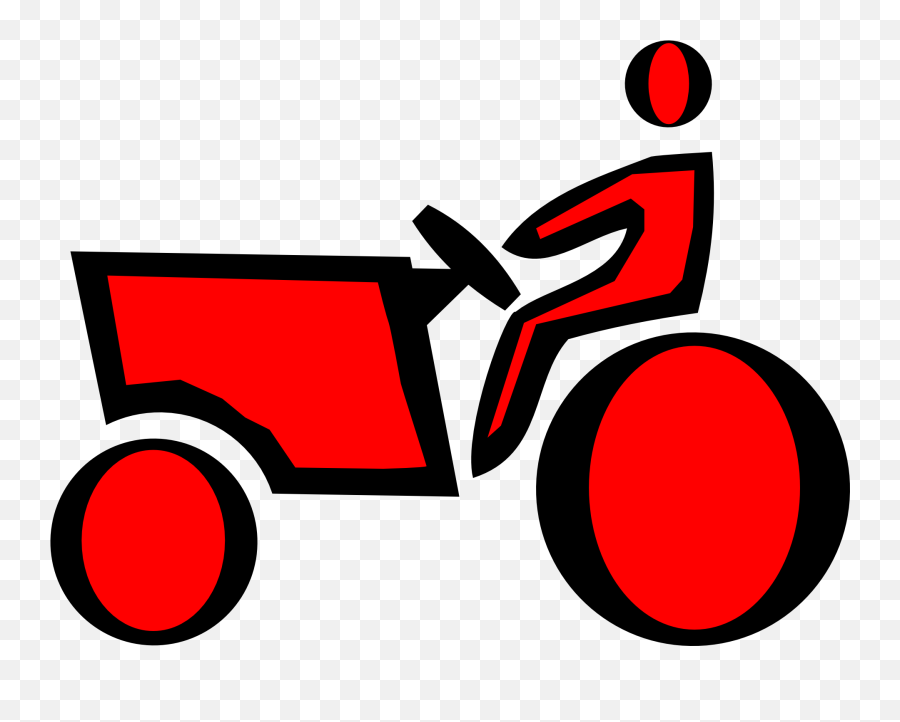 Lawn Mower Graphics 19 Buy Clip Art - Free Red Tractor Clip Art Png,Riding Lawn Mower Icon