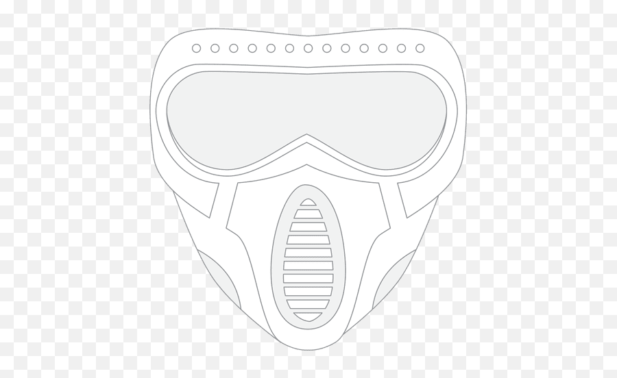Paintball Mask - Transparent Png U0026 Svg Vector File Mascaras De Gotcha Dibujos,Icon Paintball Gun