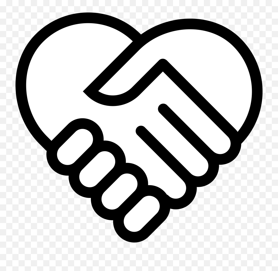 Fileheart - Handshakesvg Wikimedia Commons Hand Heart Clip Art Png,Heart On Transparent Background