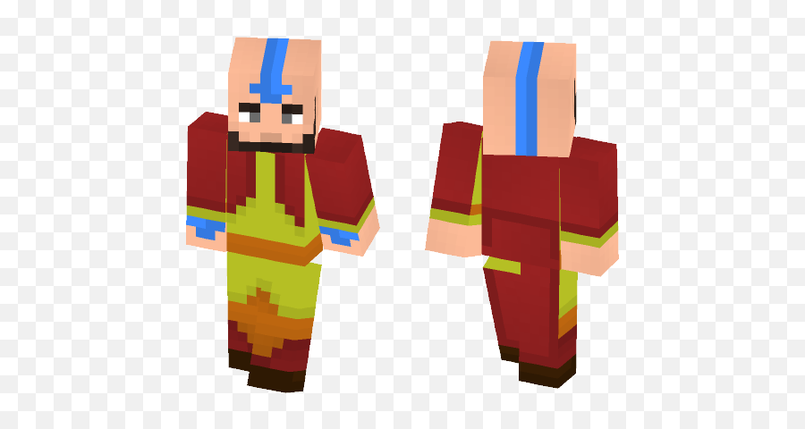 Download Adult Avatar Aang Minecraft Skin For Free - Rick Grimes Minecraft Skin Png,Aang Png