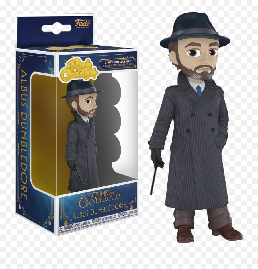 Rock Candy U2013 Fantastic Beasts 2 The Crimes Of Grindelwald Albus Dumbledore Funko Vinyl Figure - Rock Candy Albus Dumbledore Png,Dumbledore Png