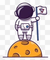 Portal Home - Captainolive Web Hosting Astronaut Flag Illustration png