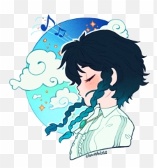 35 Kinnies U003c3 Ideas Anime Mikaela Hyakuya Fan Art - Genshin Impact Stickers Redbubble png