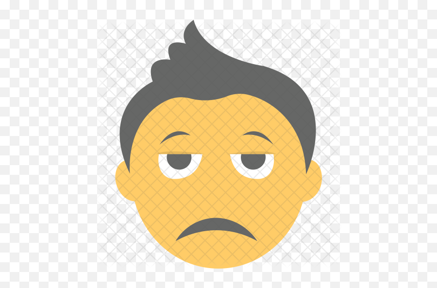 Sad Face Icon - Cartoon Png,Sad Face Transparent