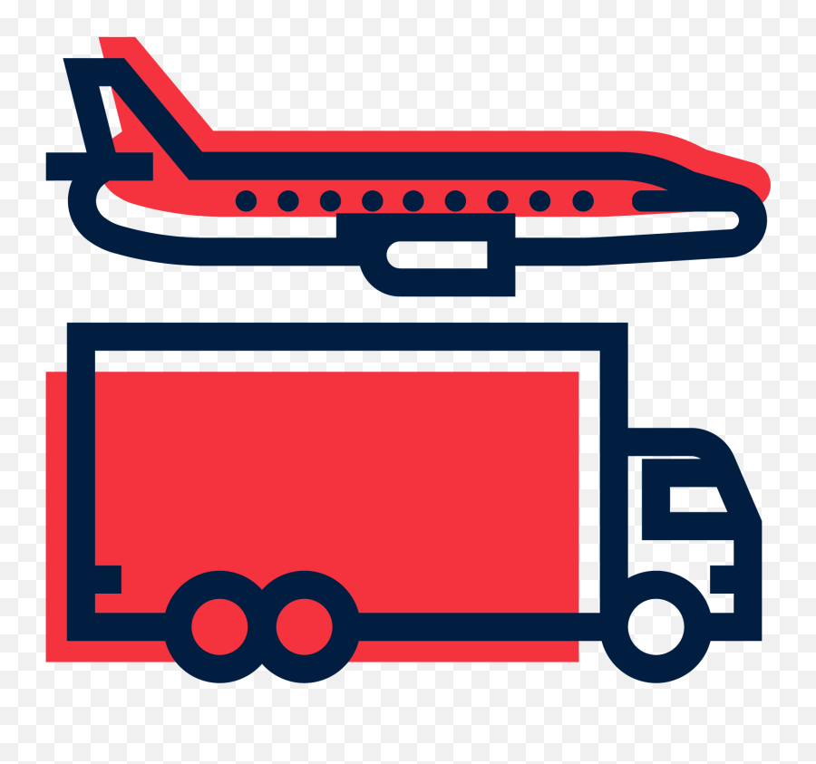 Logistics - Preparecenter Aircraft Png,Red Railway Icon