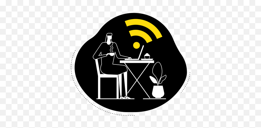 Best Premium Free Wifi - People Are Using Wireless Internet Drawing Png,Personal Connection Icon