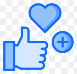 Free Icon Like - Thumbs Up Clipart Color png