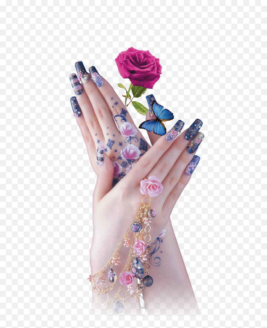 Manicure Nails Clipart - Nail Art Png,Manicure Png