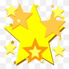 Yellow Stars Clipart Transparent Png - Big