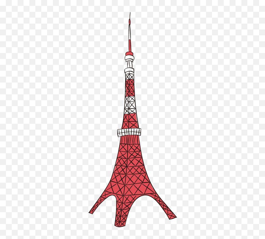 Download Tower Clipart Tokyo - Tower Full Size Png Image Tokyo Tower,Tower Png
