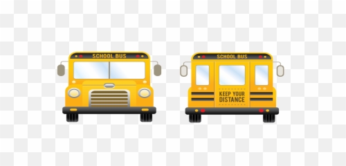 School Bus Png - Back