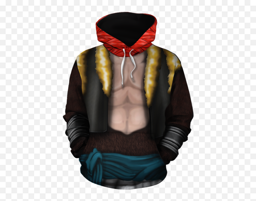 Dragon Ball Z Gogeta Super Saiyan Suit Pullover Hoodie - Viking Hoodie Green Png,Super Saiyan Aura Png