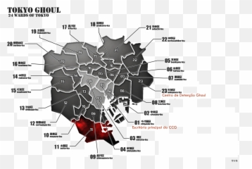 Distritos - Tokyo Ghoul RPG Districts png