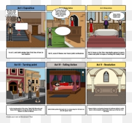 Romeo Juliet Storyboard Par Bandrews73414 - Cartoon png