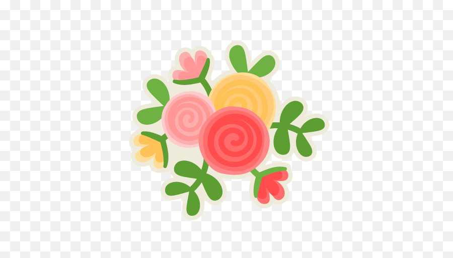Spring Flower Group Svg Cut File Scrapbook - Clip Art Png,Flower Pngs