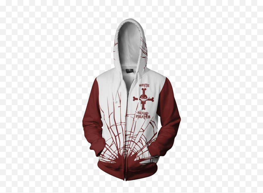 Download Hd Pirate Beard Png - One Piece Whitebeard Hoodie Whitebeard Hoodie,White Beard Png