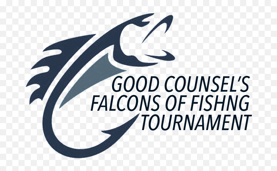 Falcons Of Fishing - Our Lady Of Good Counsel High School Calligraphy Png,Fish Logo