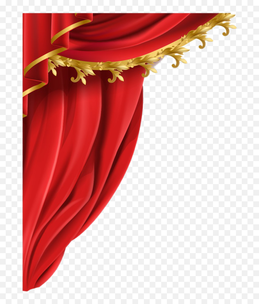 Red Curtain Transparent Image - Dekaration Curtens Png,Red Curtain Png