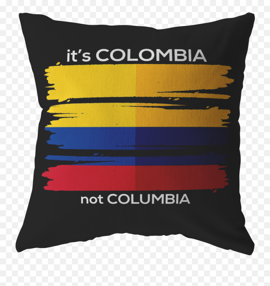 Colombia Pillow - Colombian Flag Travel Vacation Souvenir Pillow Pillow Png,Colombian Flag Png