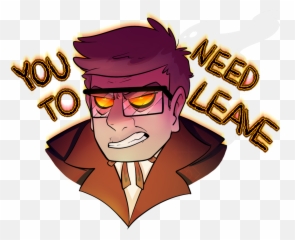 Ghoststan Au U2014 Frigginconfused Here Uh Itu0027s A Bit Of - Cartoon Png,Grunkle Stan Png