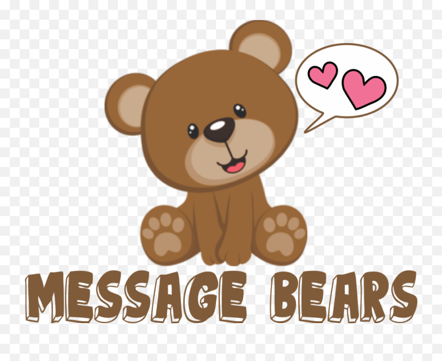 Message Bears - Teddy Bear Png,Bear Logo Png