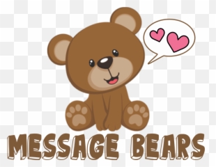 Message Bears - Teddy Bear Png,Bear Logo Png