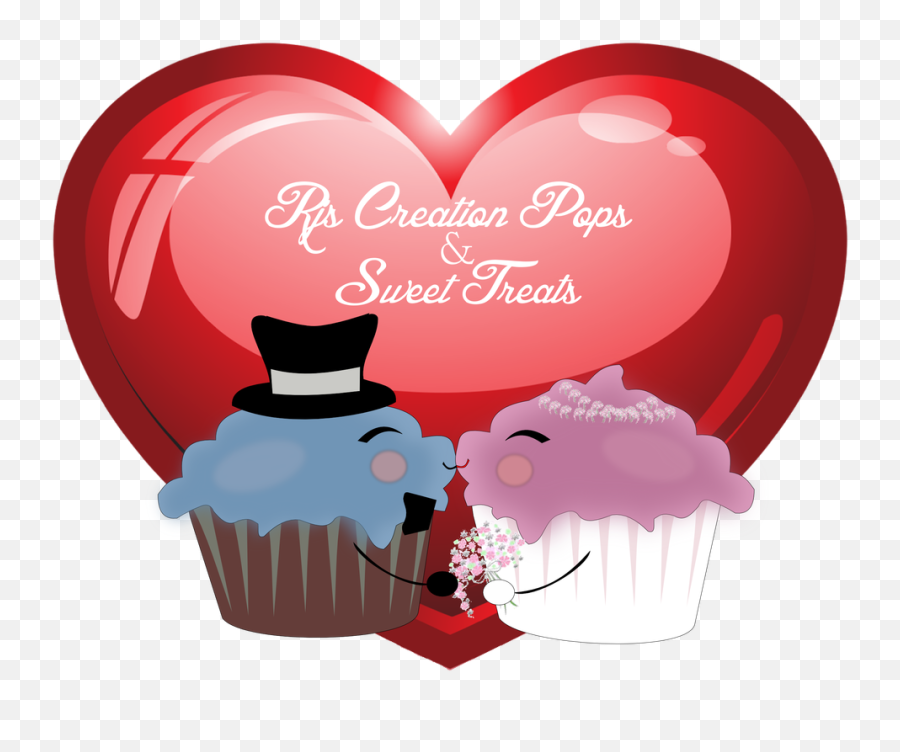 Cupcake - Heart 3d Png,Heart Vector Png