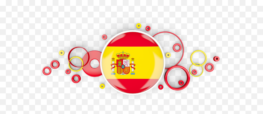 Circle Background Illustration Of Flag Spain - Transparent Malaysia Flag Png,Background Design Png