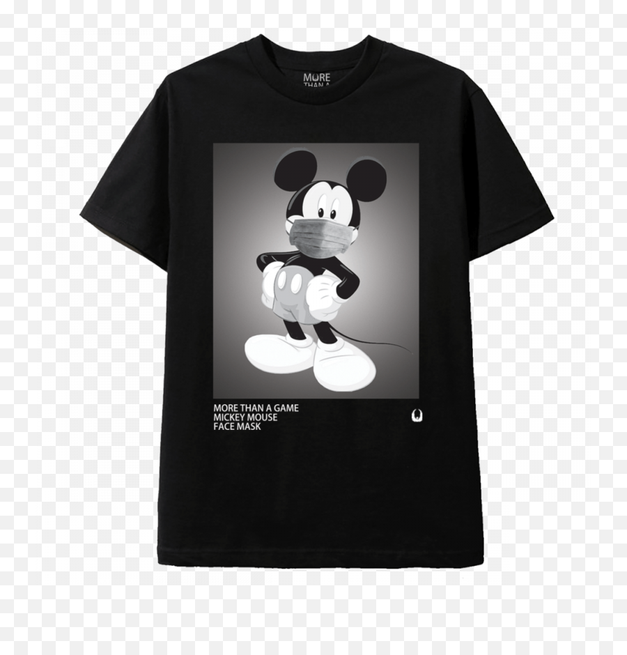 More Than A Game - Tee Shirt Unisex Mickey Mouse Face Mask Mickey Mouse Black Lives Matter Png,Mickey Mouse Face Png