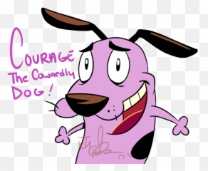 Courage The Cowardly Dog By Themadcheshirefox - Fur Courage Dog Cartoon Png,Courage The Cowardly Dog Png