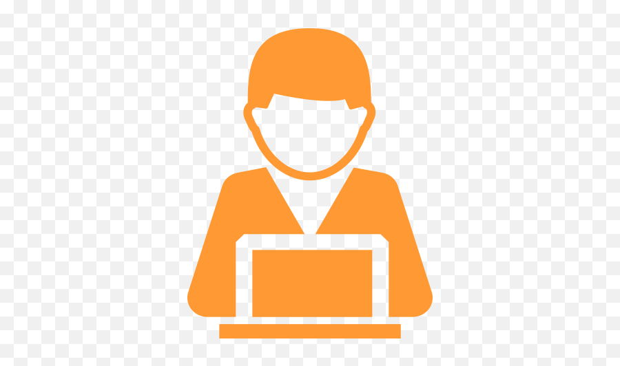 Download Hd Work In Progress Icon Png - Person Computer Icon Person Computer Icon Png,Work In Progress Png