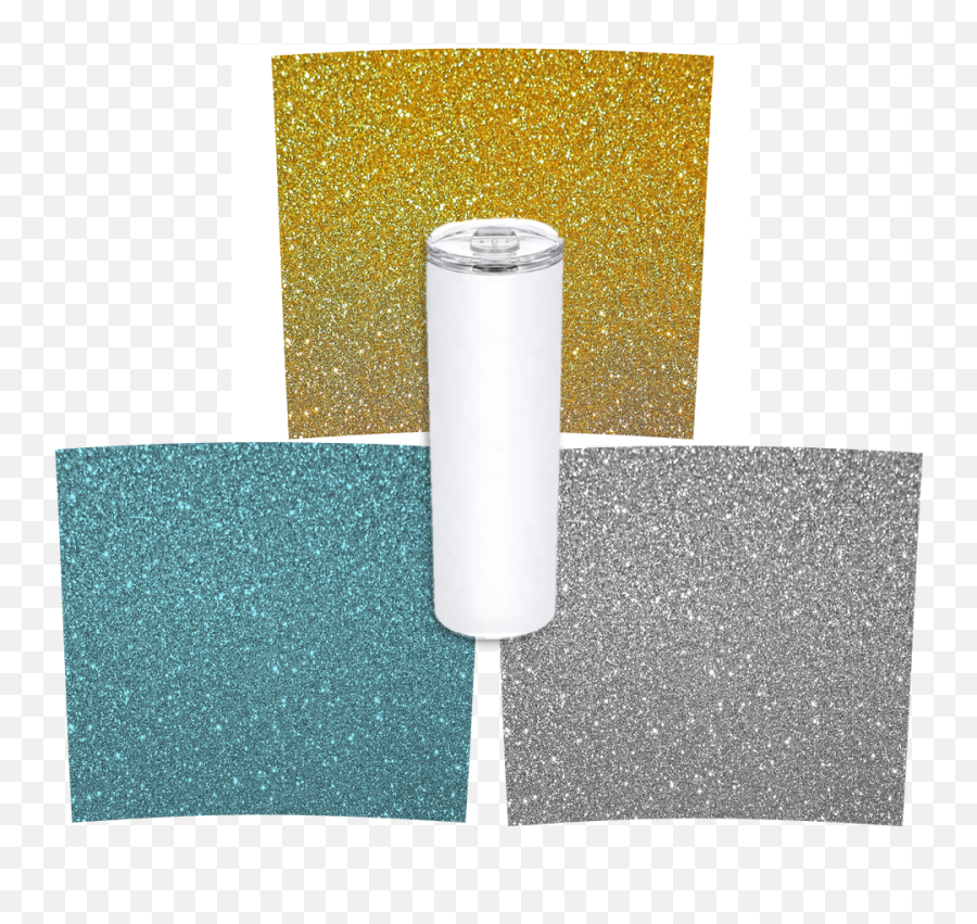 Skinny Tumbler Template With Glitter Background Combo 20 Oz - Cylinder Png,Tumbler Png
