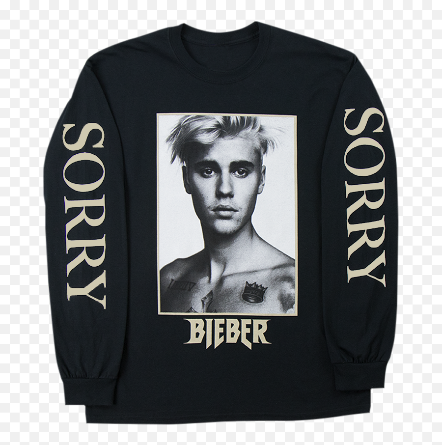 Long Sleeve Shirts Justin Bieber Shop - Justin Bieber Sorry Longsleeve Png,Purpose Tour Logo